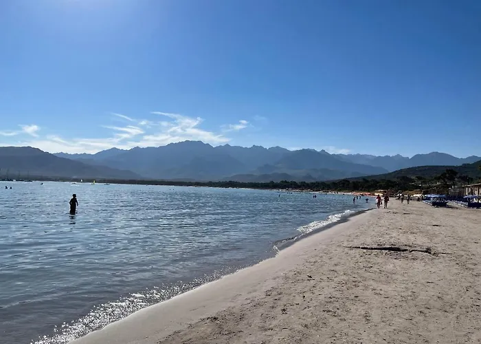 Center: View Retreat With Mountain Panorama Calvi (Corsica)